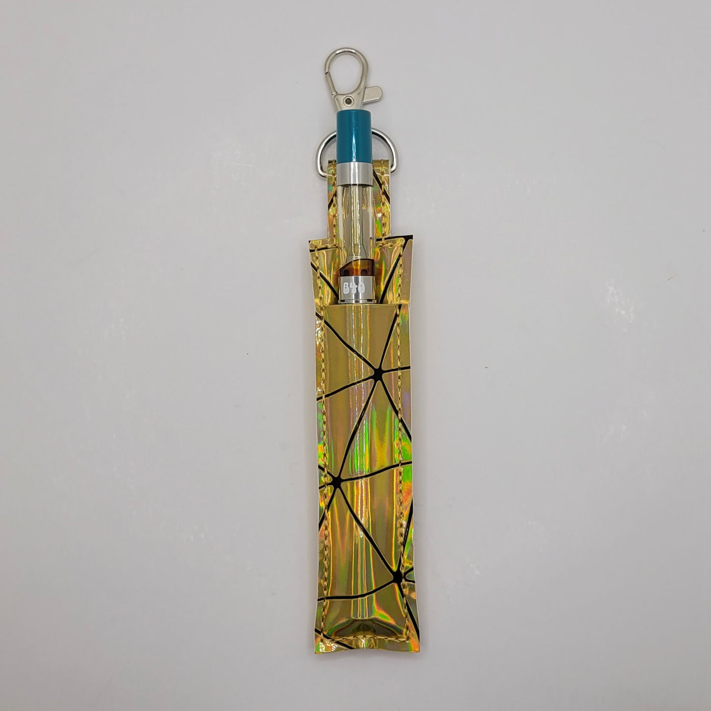 Gold Holographic Vape & Lighter Case Set