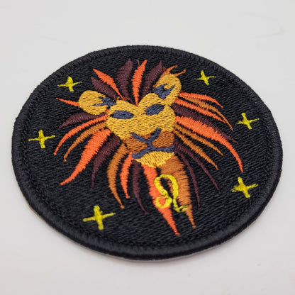 Leo Zodiac Embroidered Patch