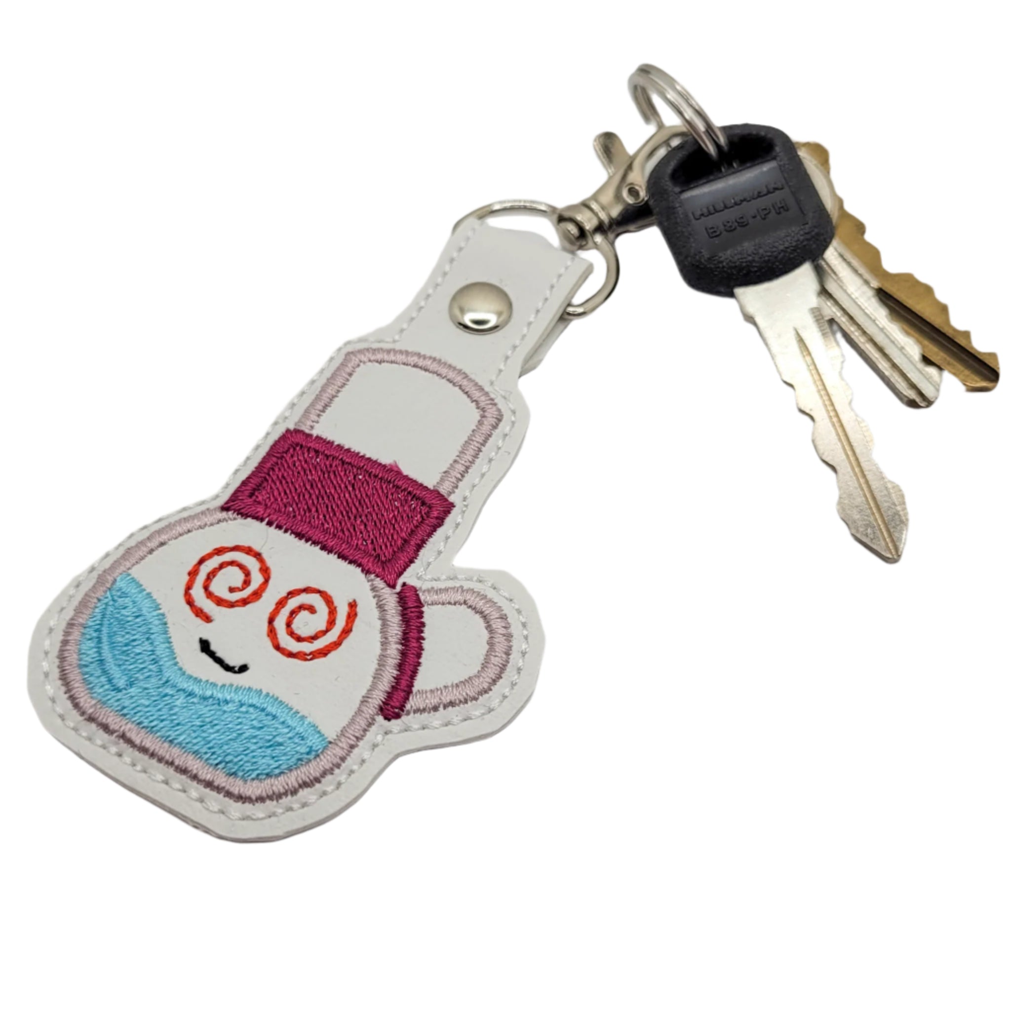 Cutie Bong Embroidered Vinyl Keychain