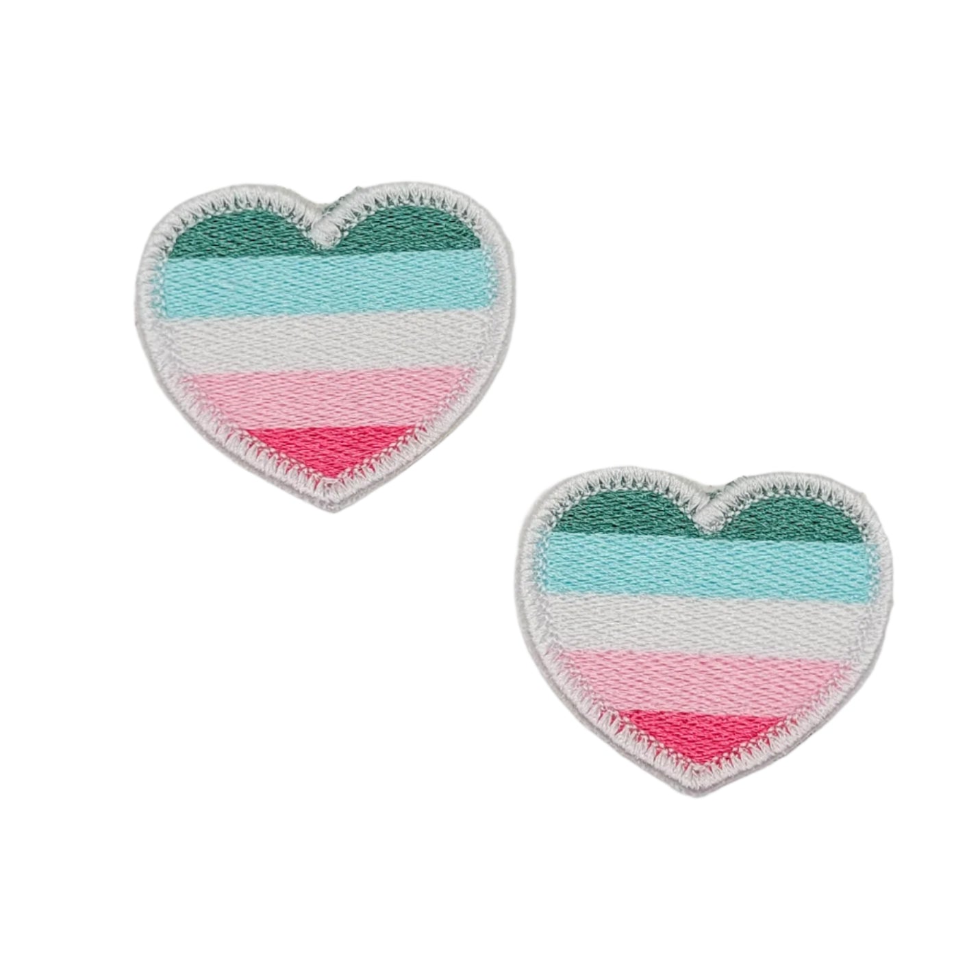 Abrosexual Pride Heart Patch