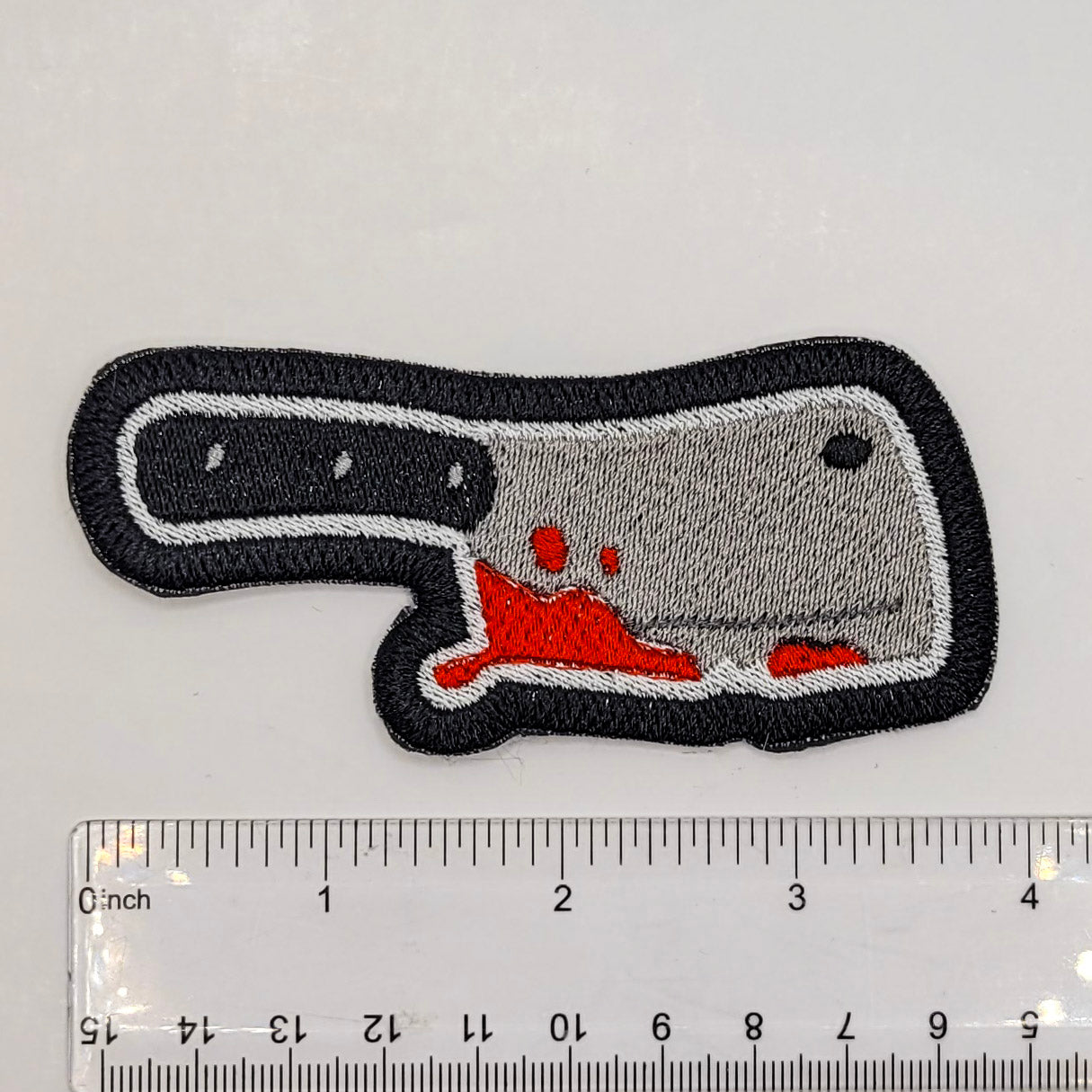 Bloody Cleaver Embroidered Patch