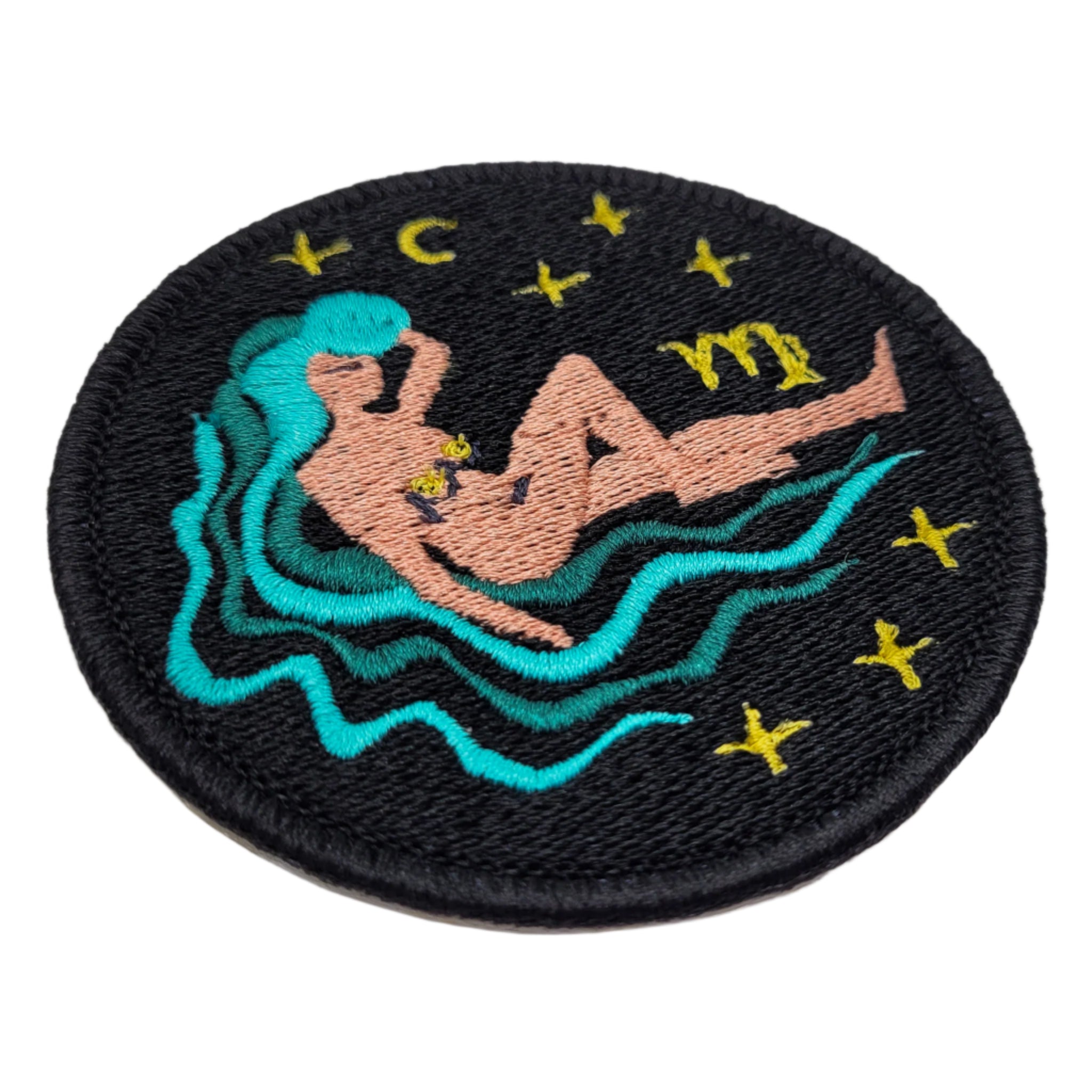 Virgo Zodiac Sign Embroidered Patch