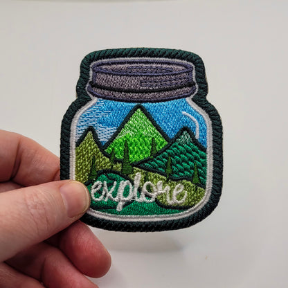 Explore Embroidered Patch