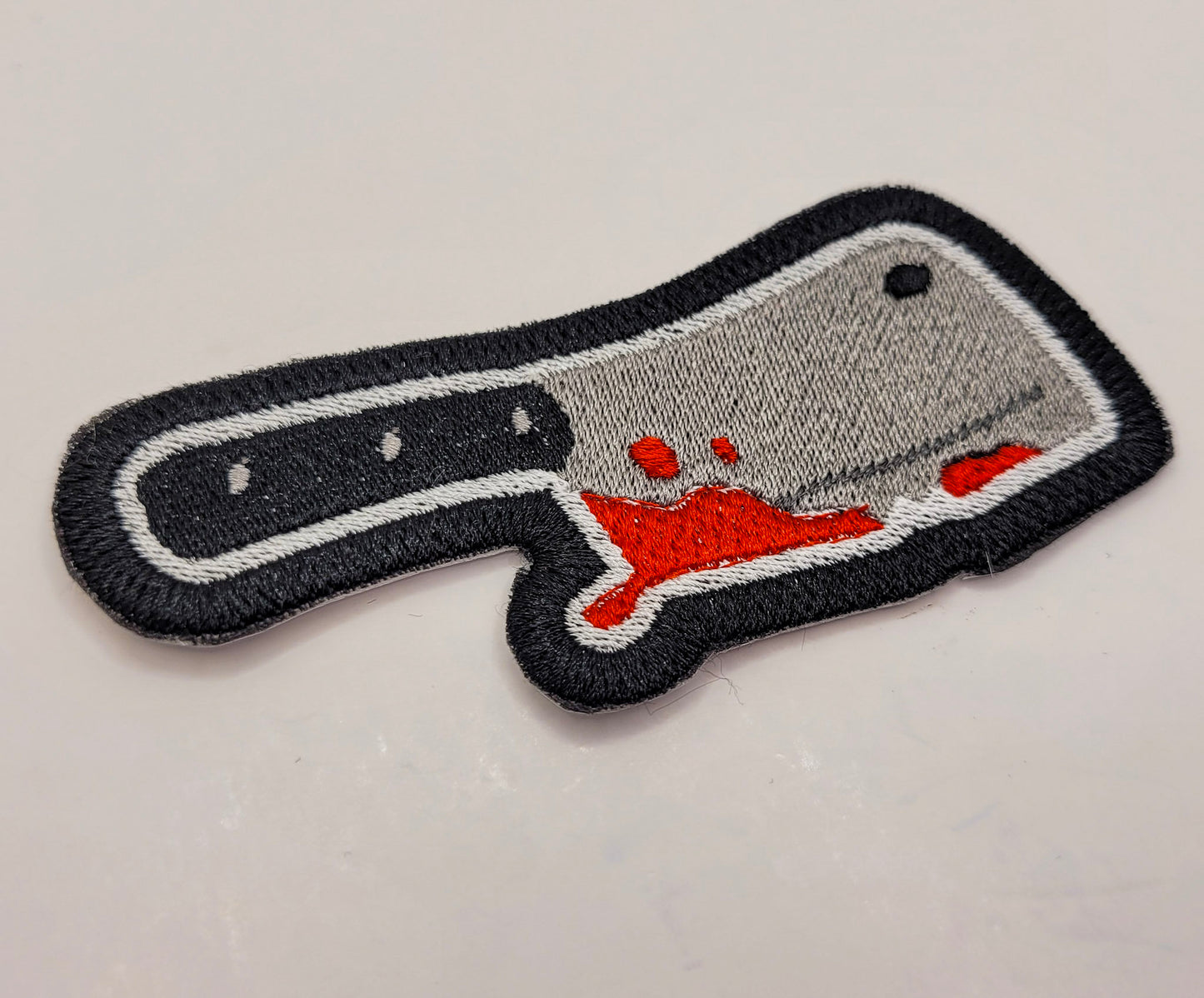 Bloody Cleaver Embroidered Patch