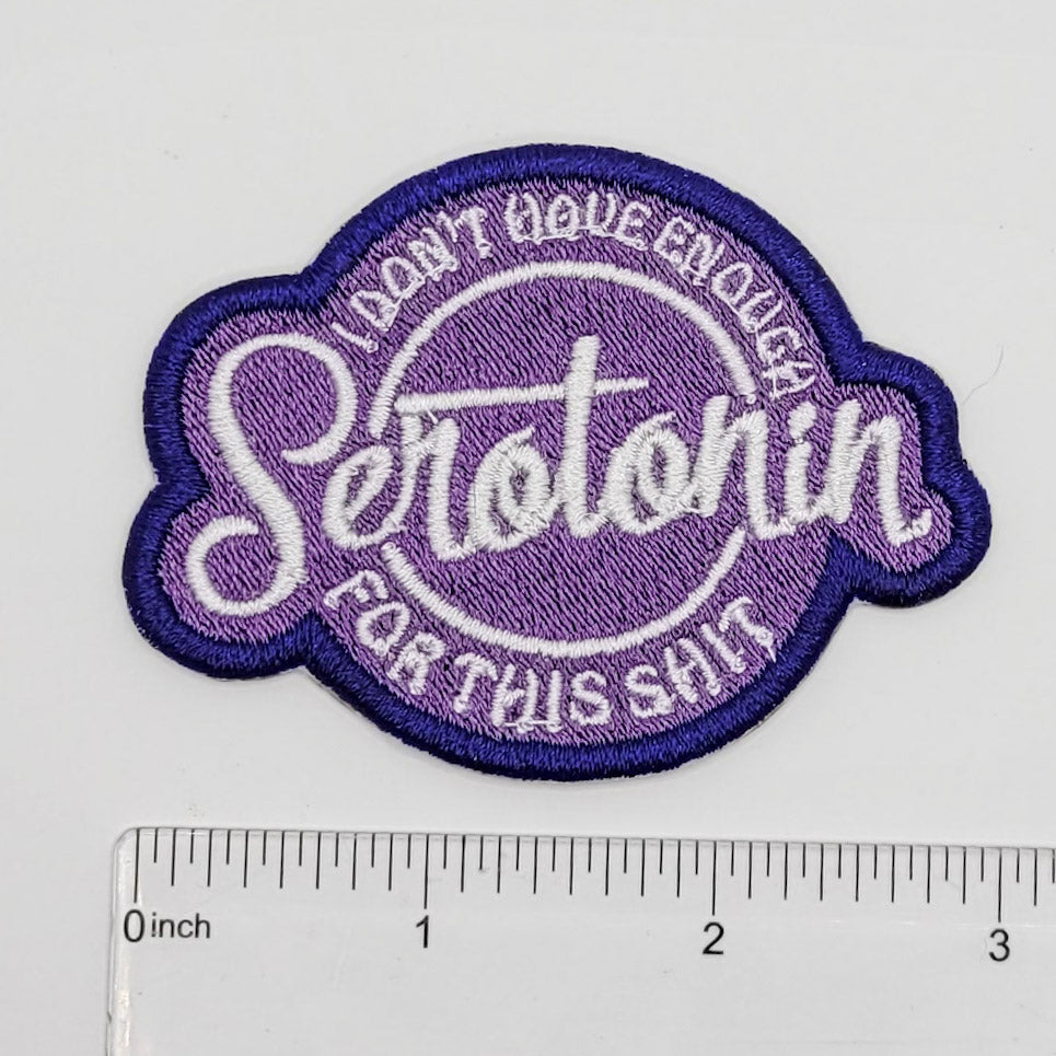 Serotonin Embroidered Patch