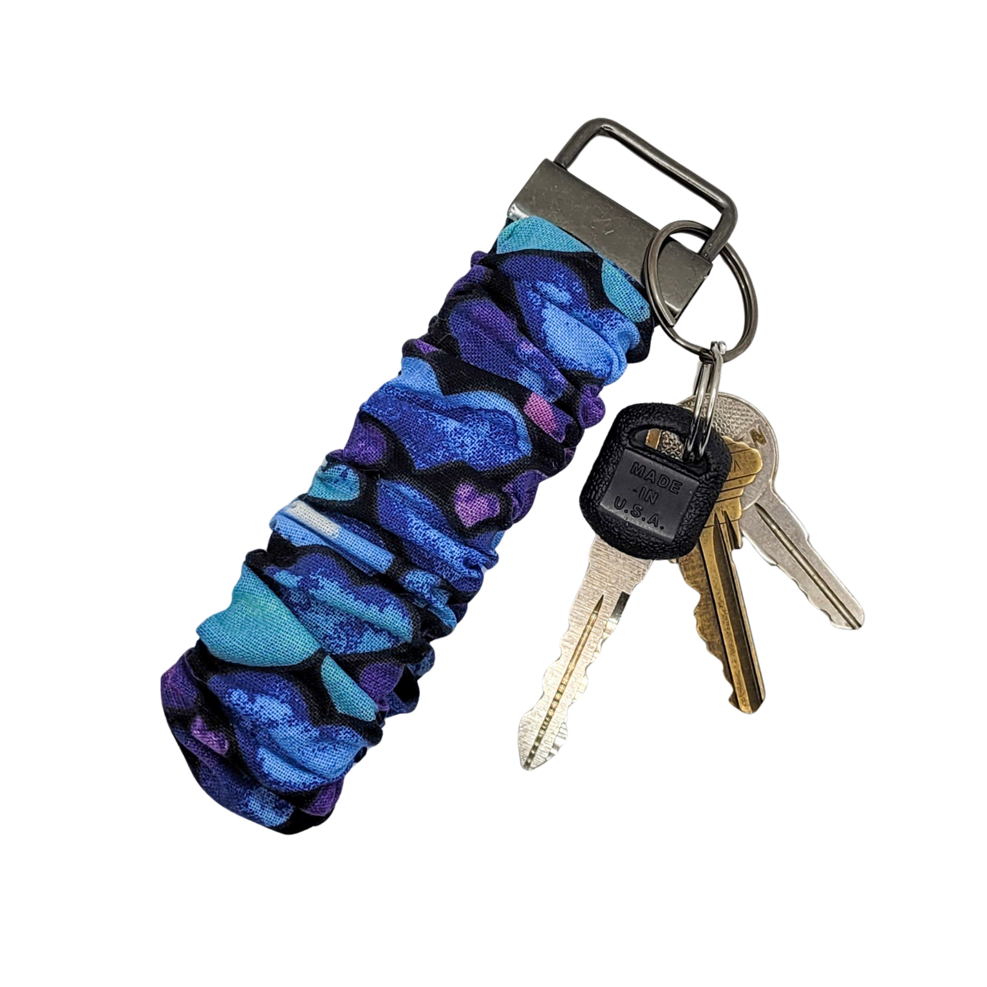 Painted Hearts Scrunchie Wristlet