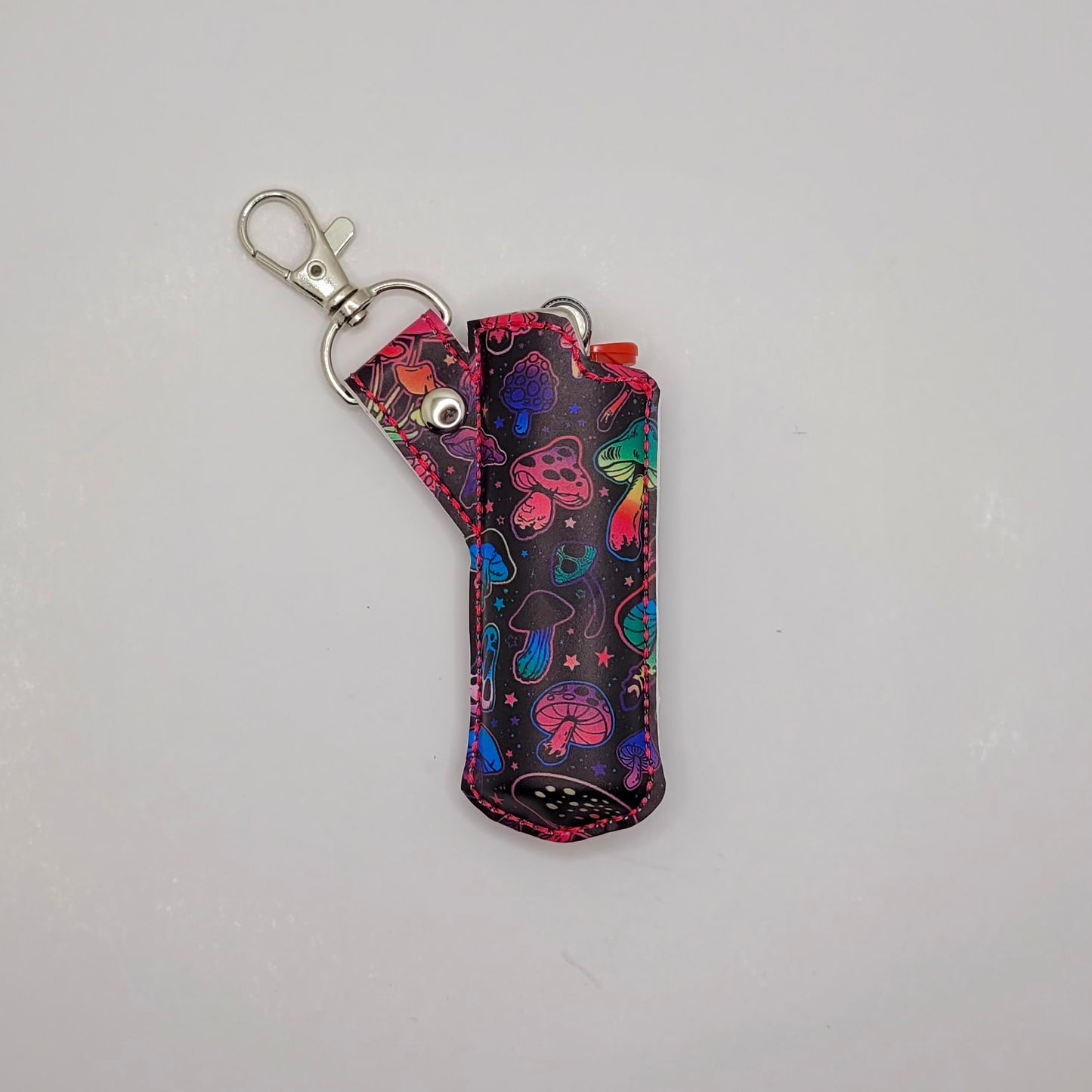 Neon Mushrooms Vape & Lighter Case Set