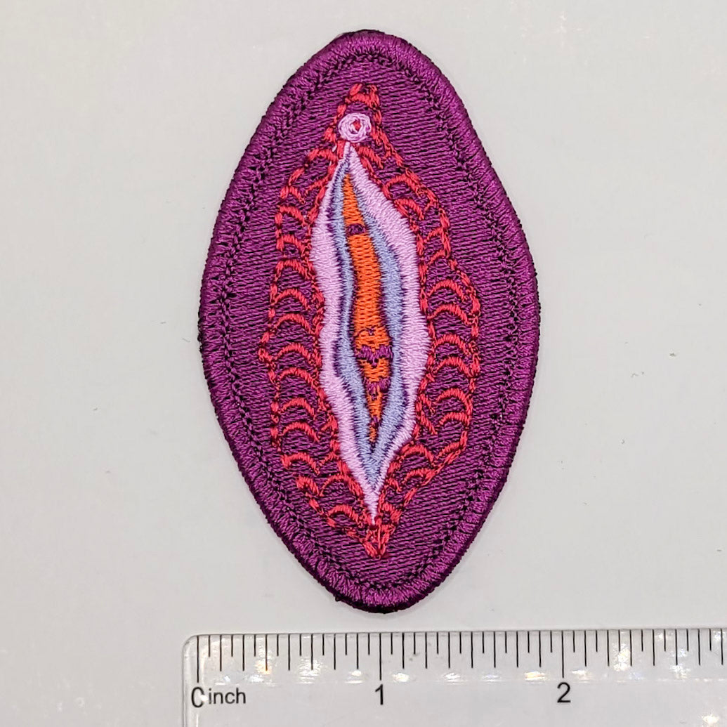 Yoni Embroidered Patch