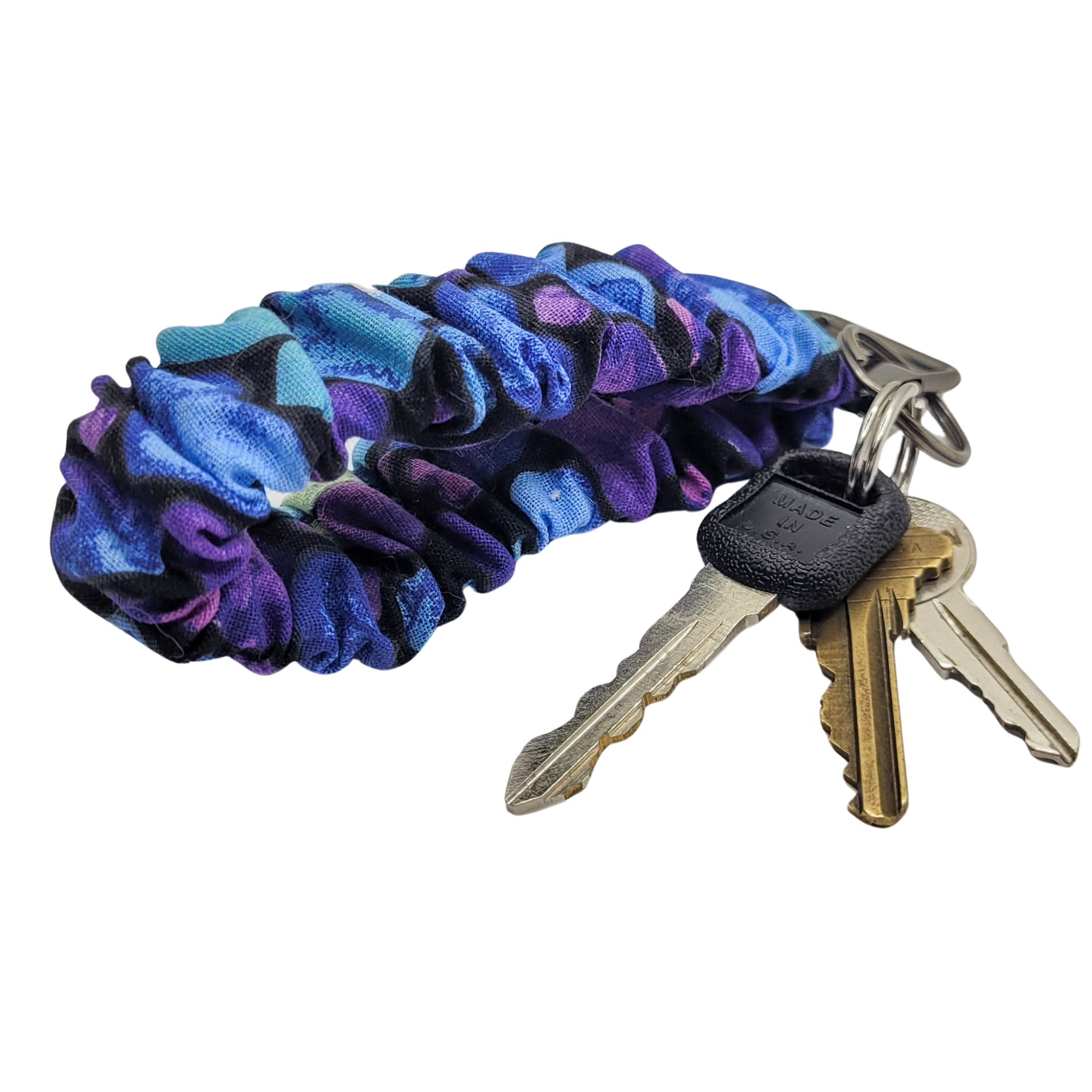 Painted Hearts Scrunchie Wristlet
