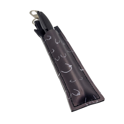Estuche para encendedor de cuadros vichy arcoíris