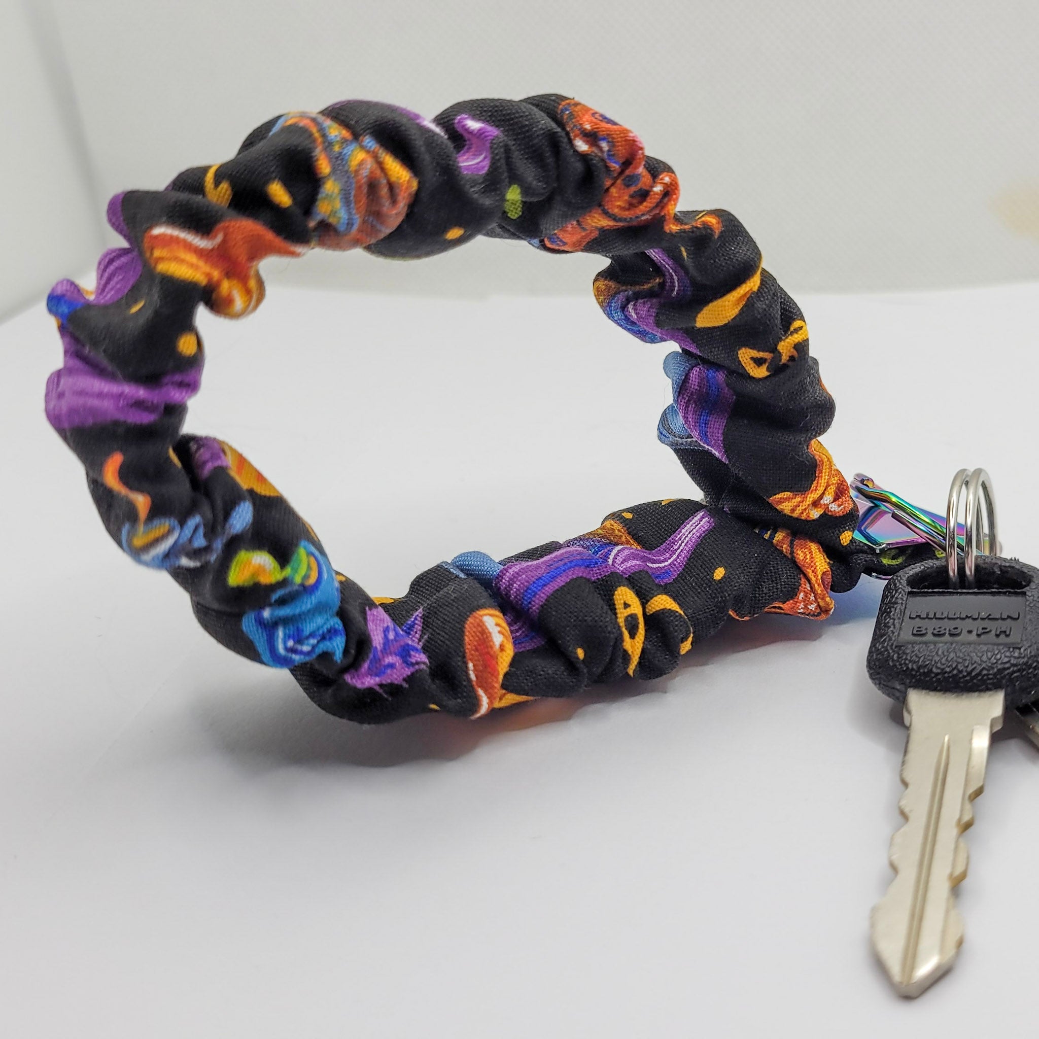 Magick Shop Scrunchie Wristlet Keychain