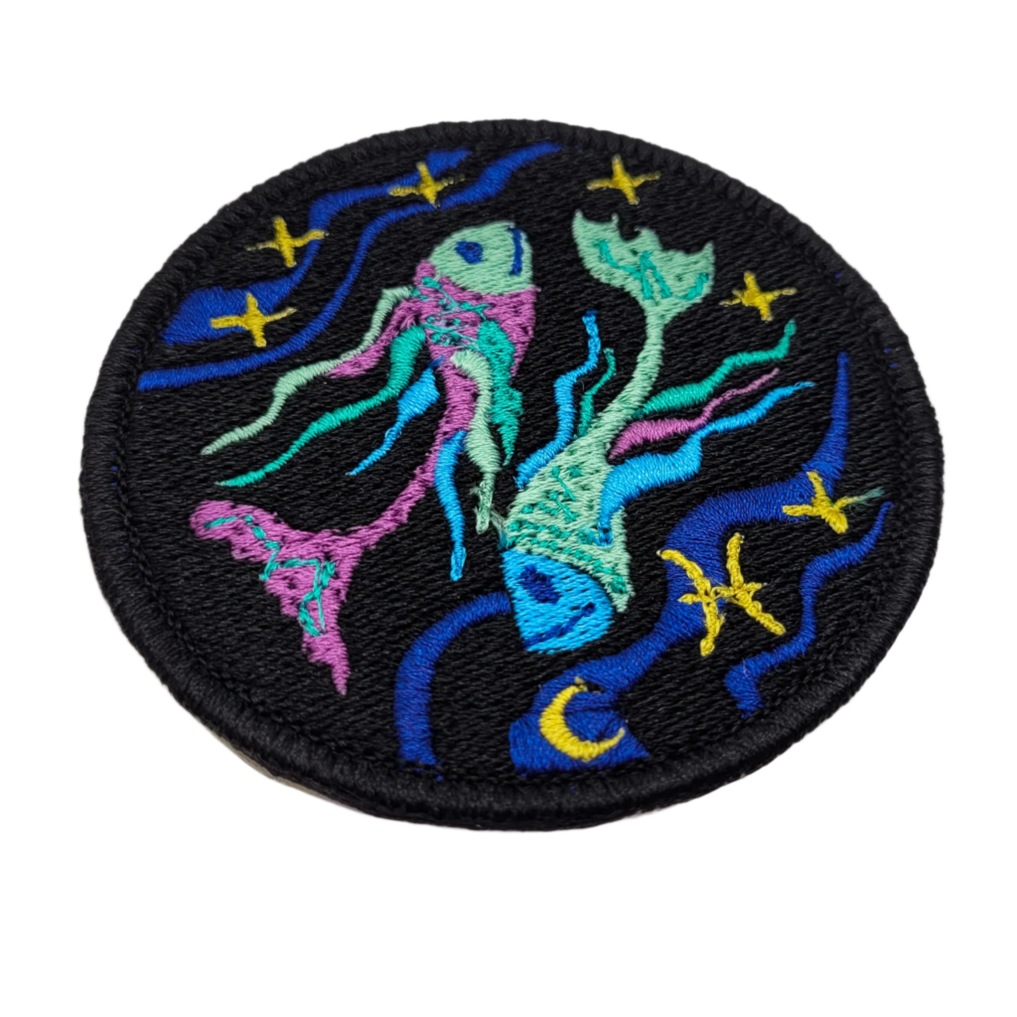 Pisces Zodiac Sign Embroidered Patch