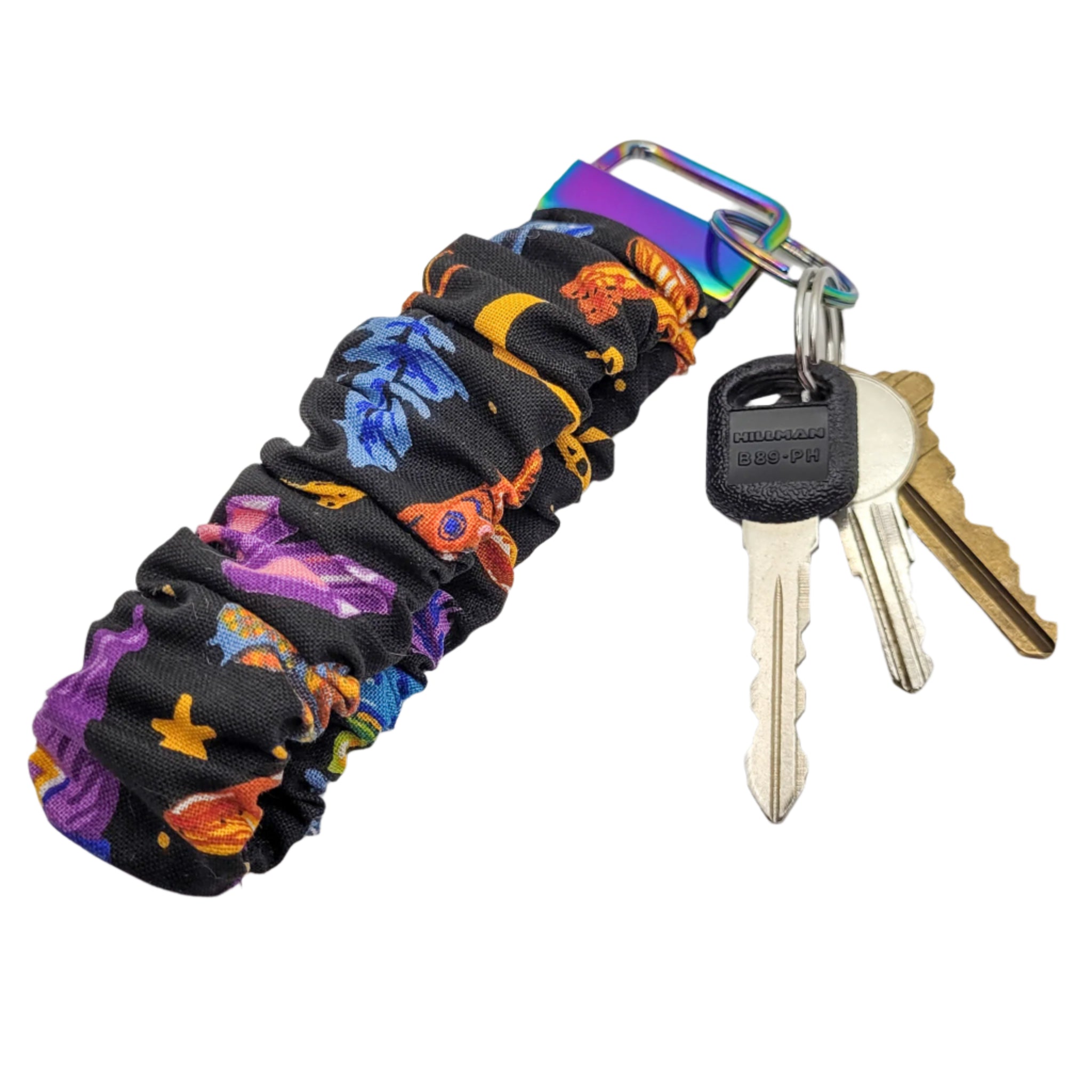 Magick Shop Scrunchie Wristlet Keychain
