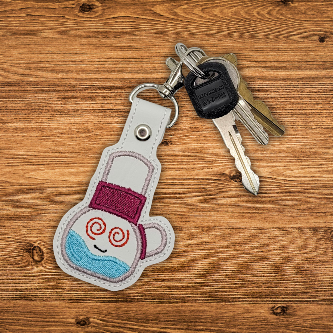 Cutie Bong Embroidered Vinyl Keychain