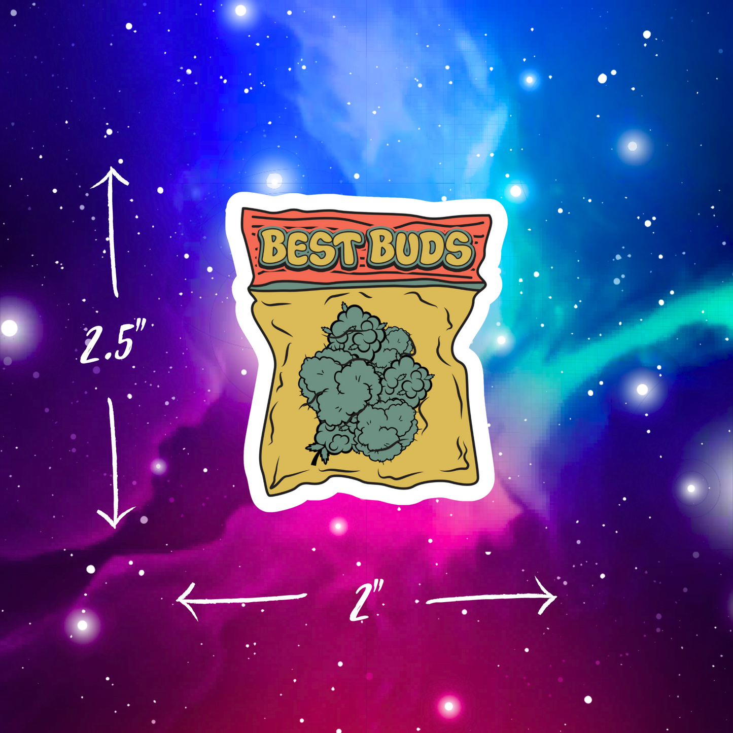 Best Buds Vinyl Sticker