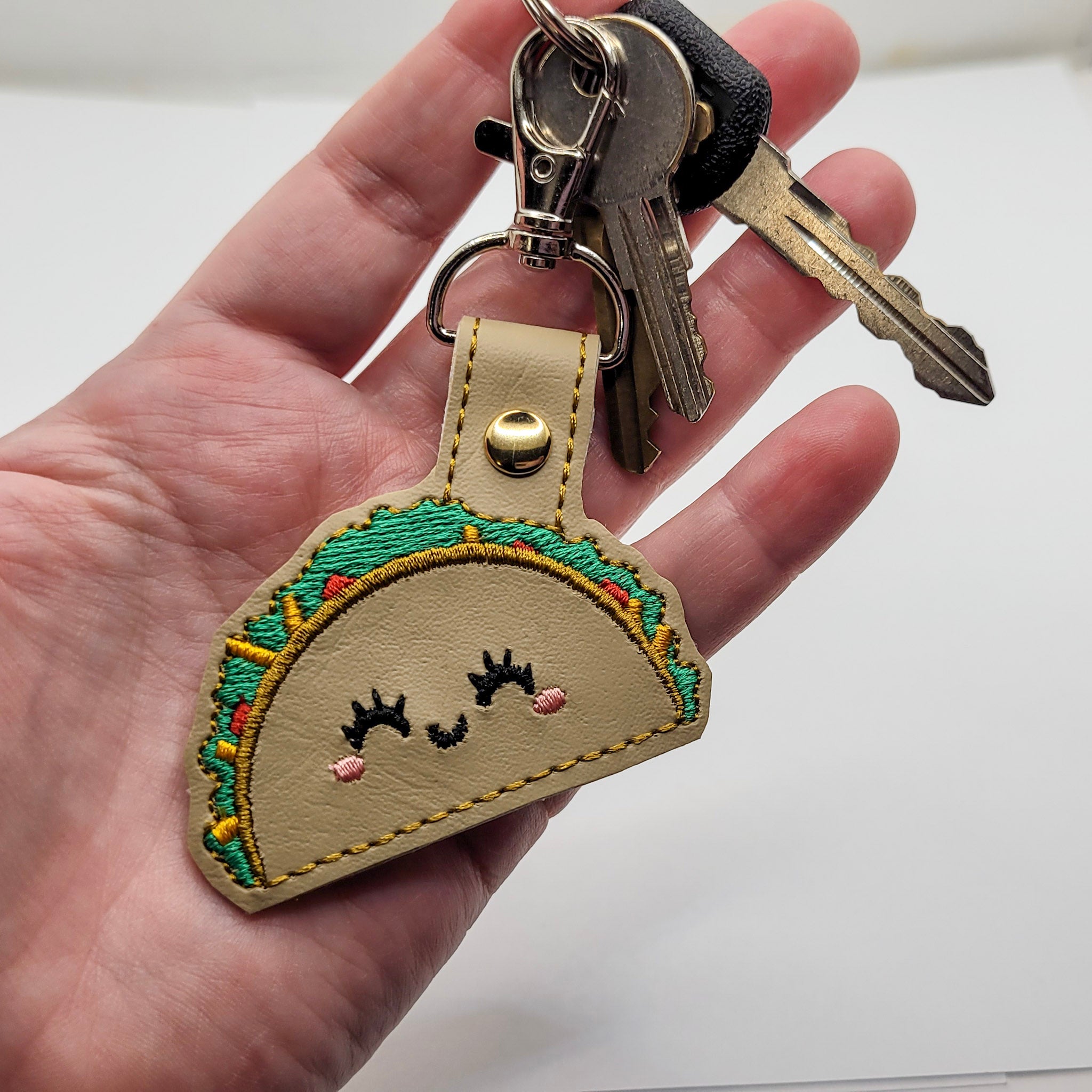 Taco Keychain