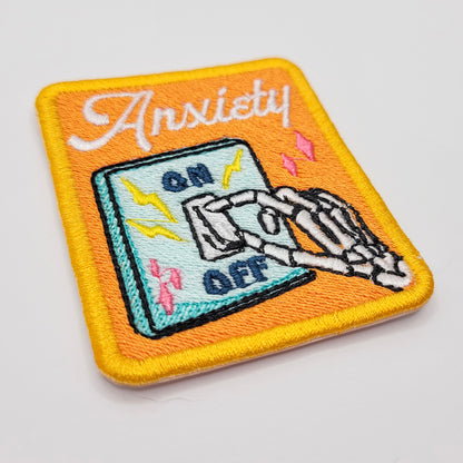 Anxiety Embroidered Patch