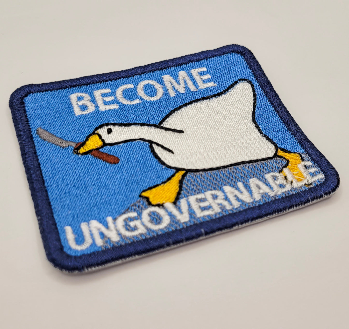 Become Ungovernable Goose Embroidered Patch