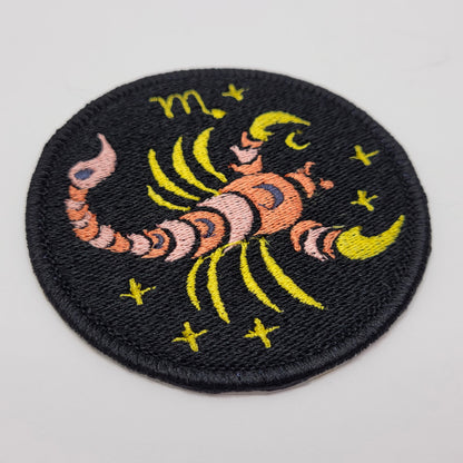 Scorpio Zodiac Sign Embroidered Patch