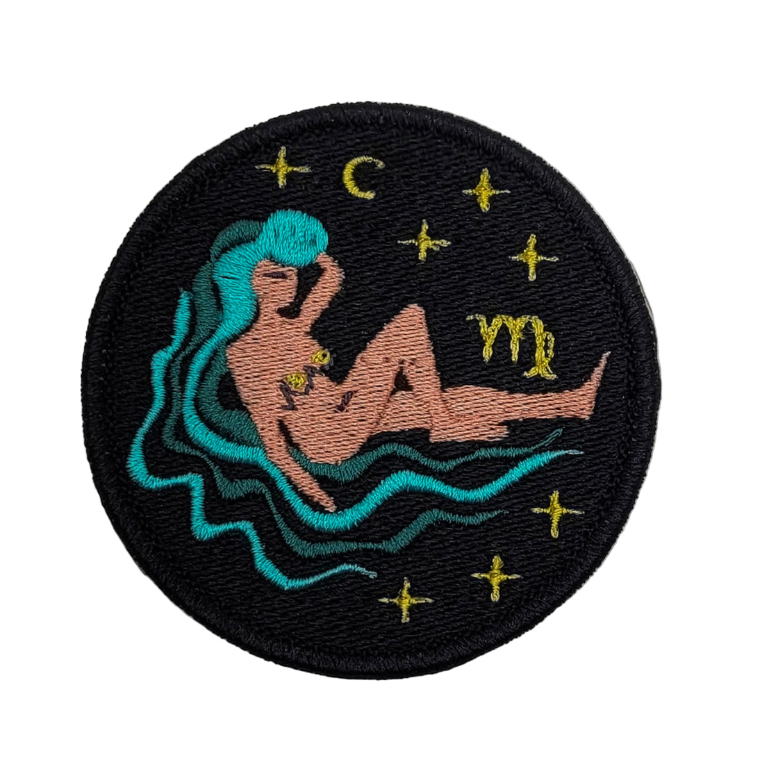 Virgo Zodiac Sign Embroidered Patch
