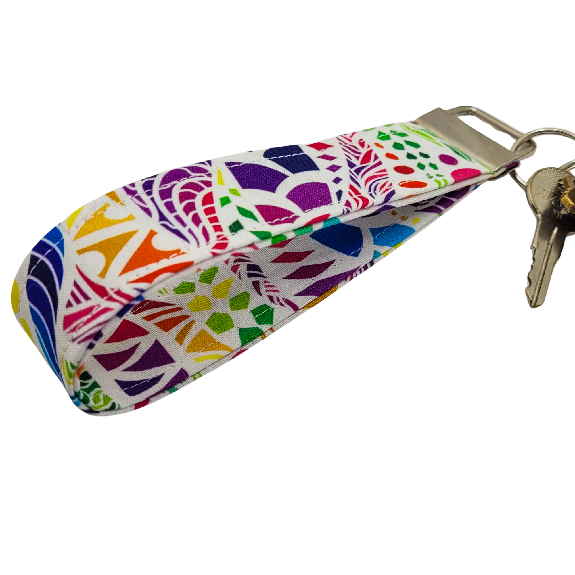 Psychedelic Garden Wristlet Keychain