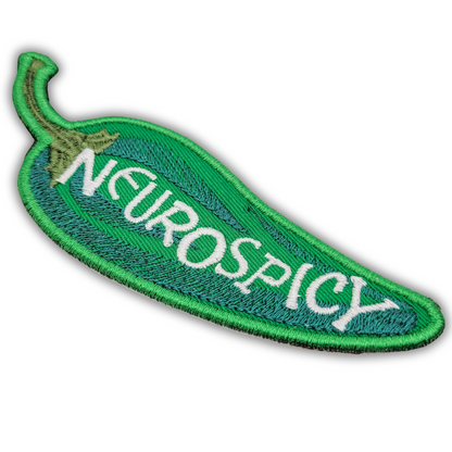 Neurospicy Pepper Embroidered Patch