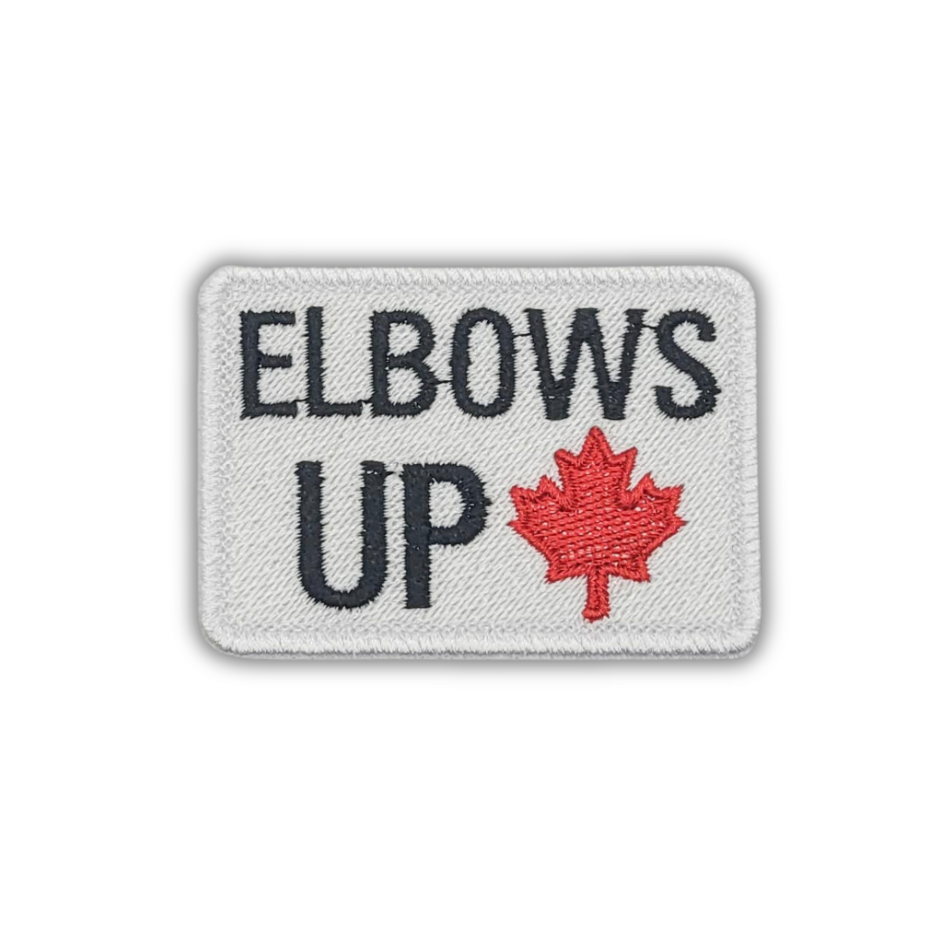 Elbows Up Embroidered Patch