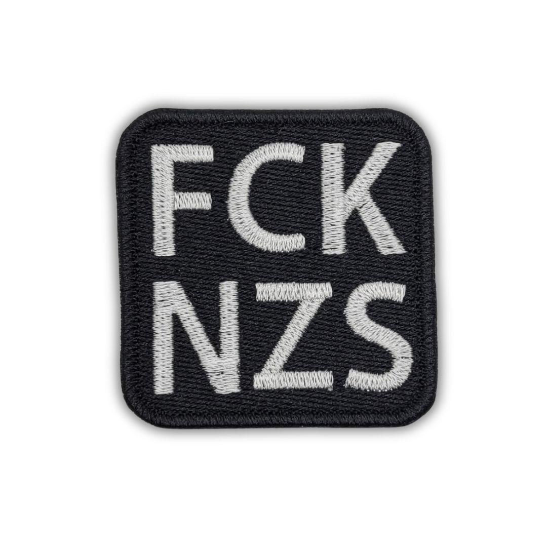 FCK NZS Embroidered Patch