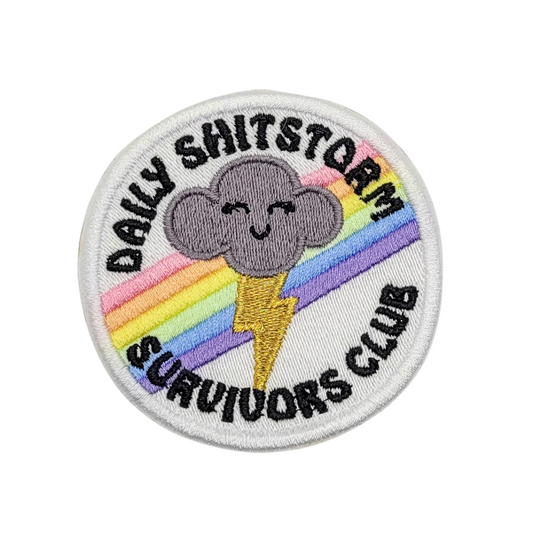 Daily Shitstorm Survivor's Club Embroidered Patch