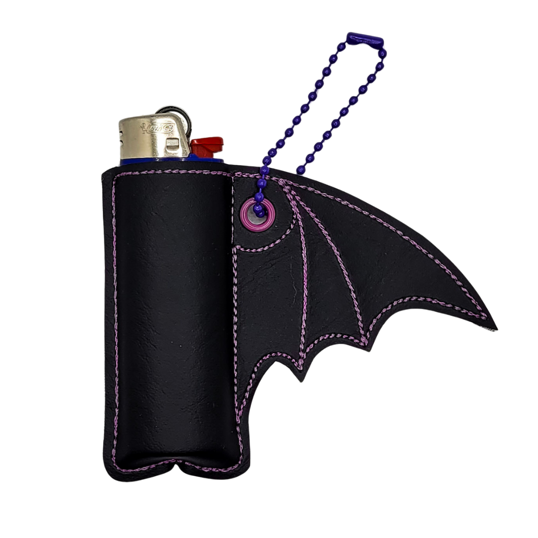 Bat Wing Vinyl Lighter Case