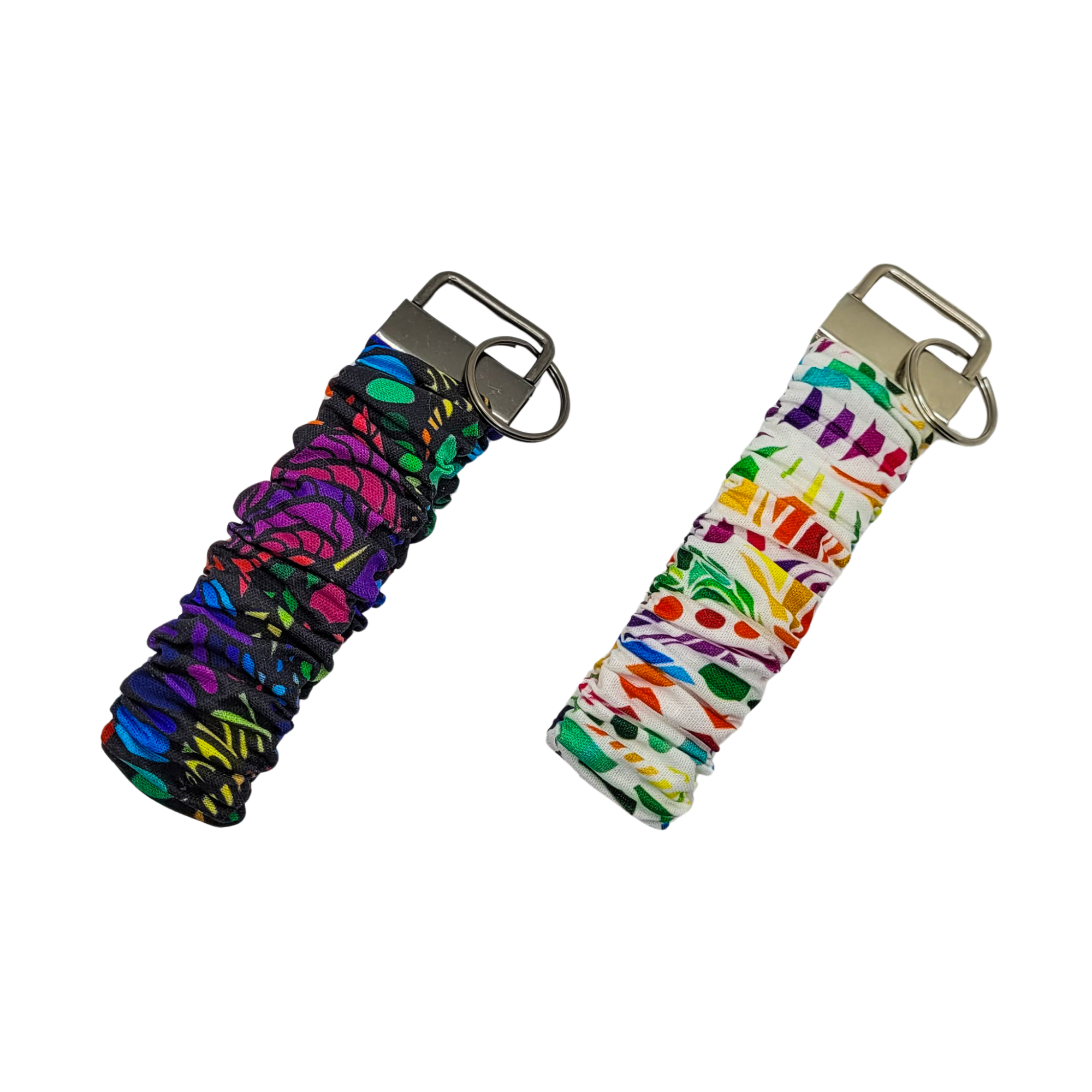 Psychedelic Garden Scrunchie Wristlet