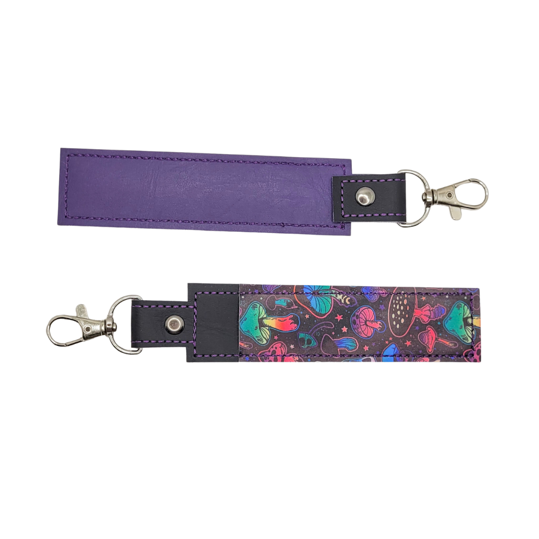 Neon Mushrooms Vinyl Pen Case