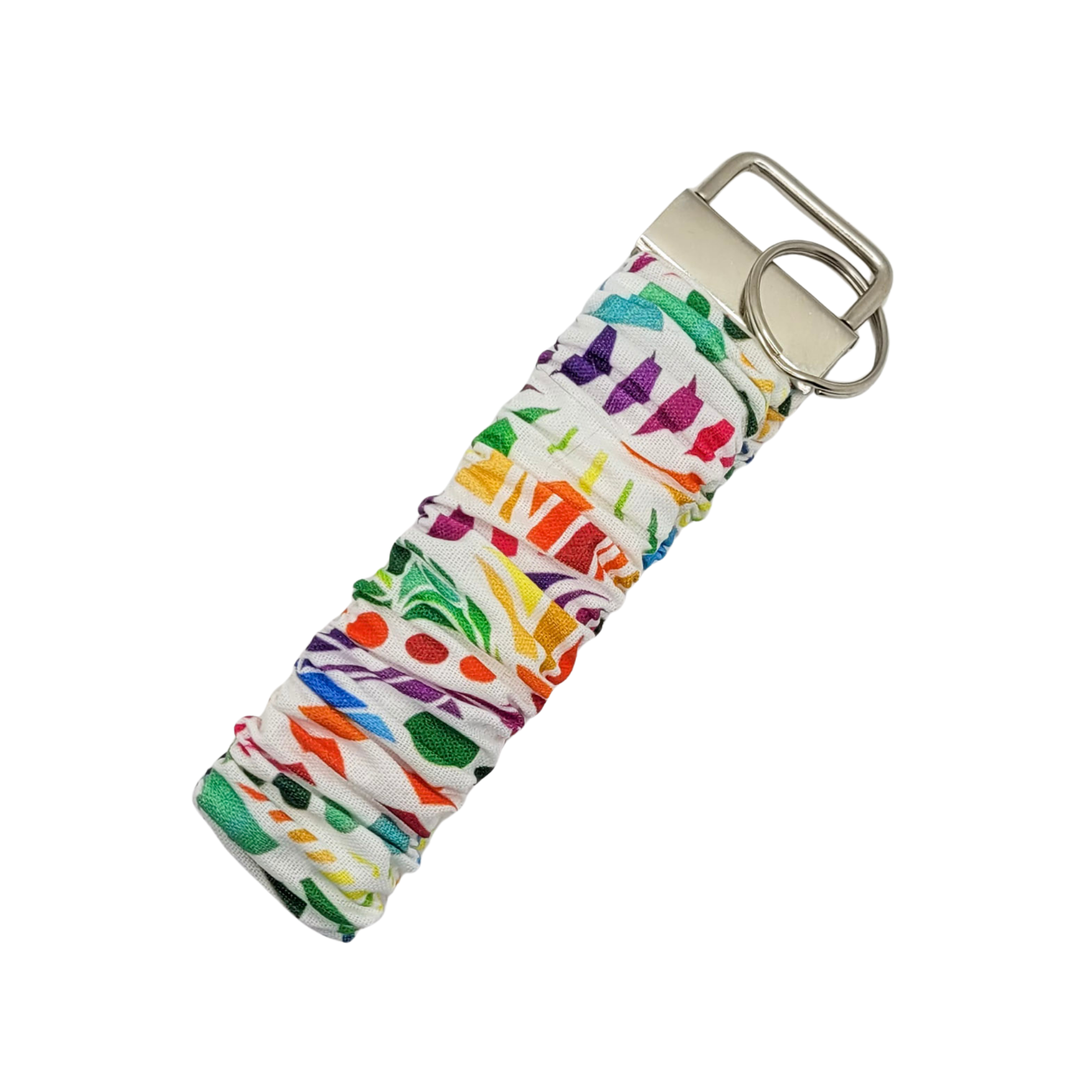 Psychedelic Garden Scrunchie Wristlet