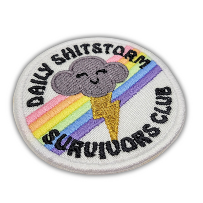 Daily Shitstorm Survivor's Club Embroidered Patch