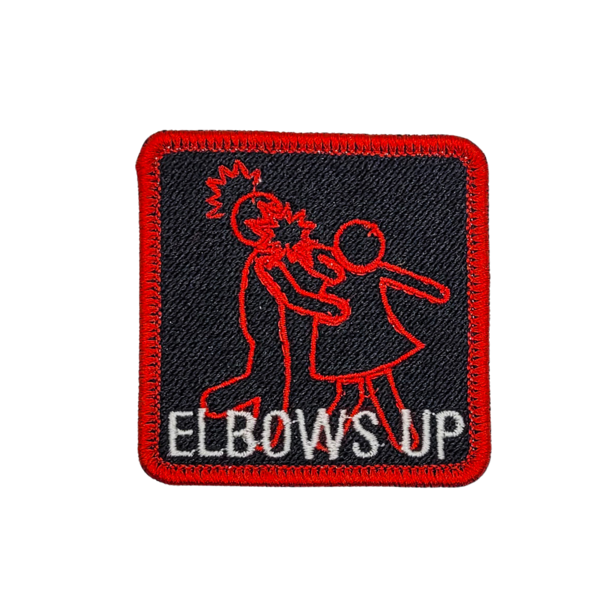 Elbows Up Embroidered Patch