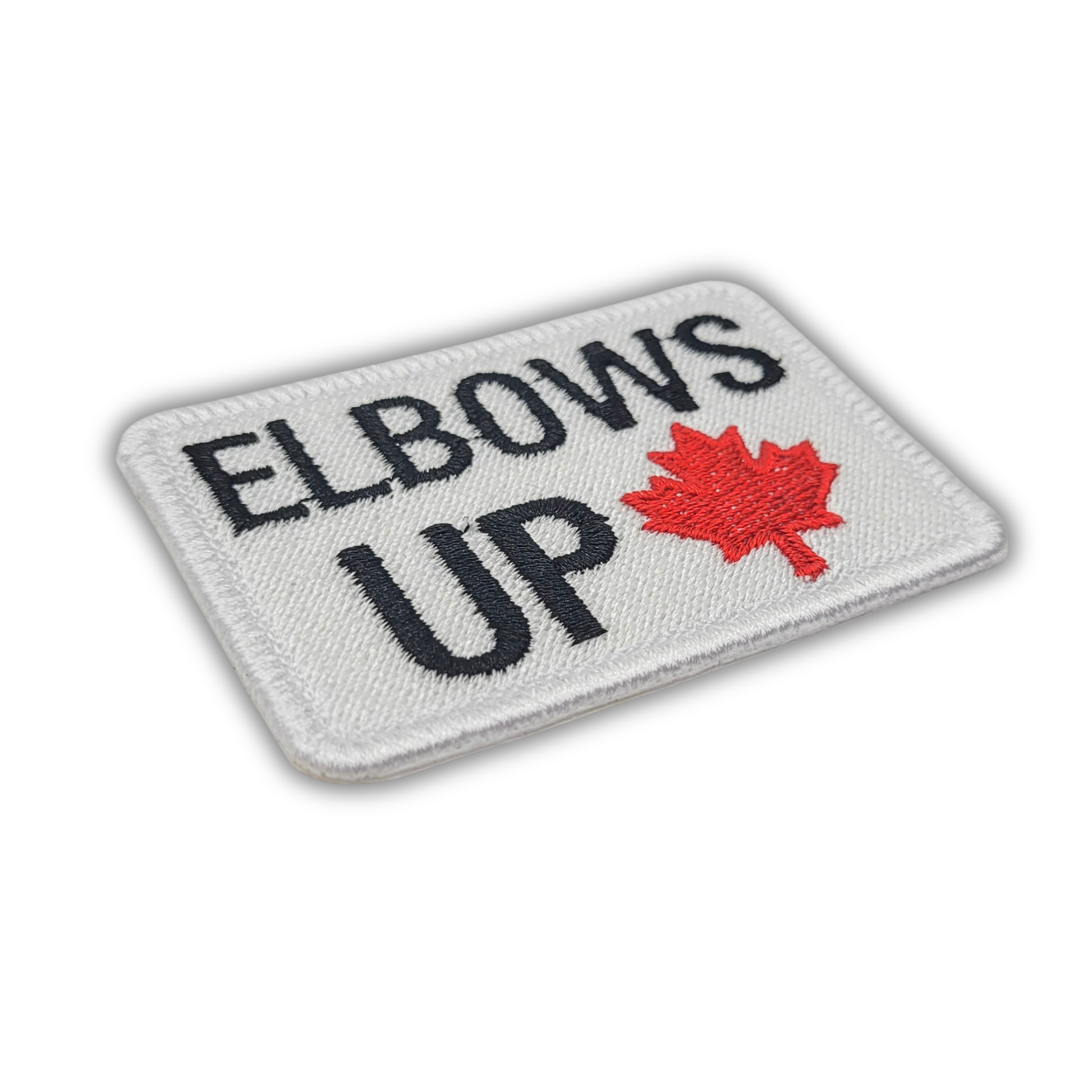 Elbows Up Embroidered Patch