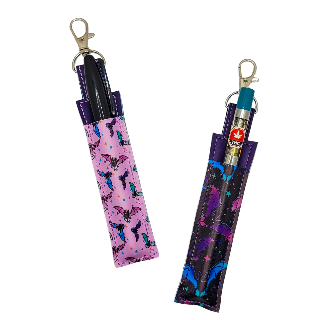 Pastel Bats Vinyl Pen Case