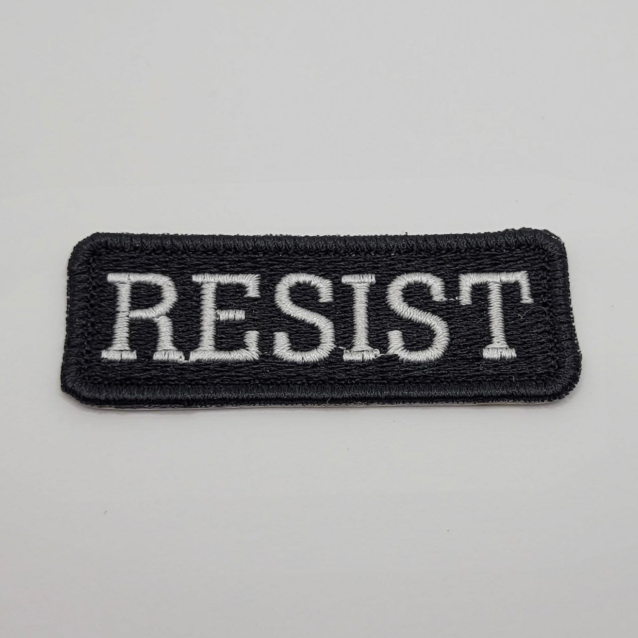 Resist Embroidered Patch