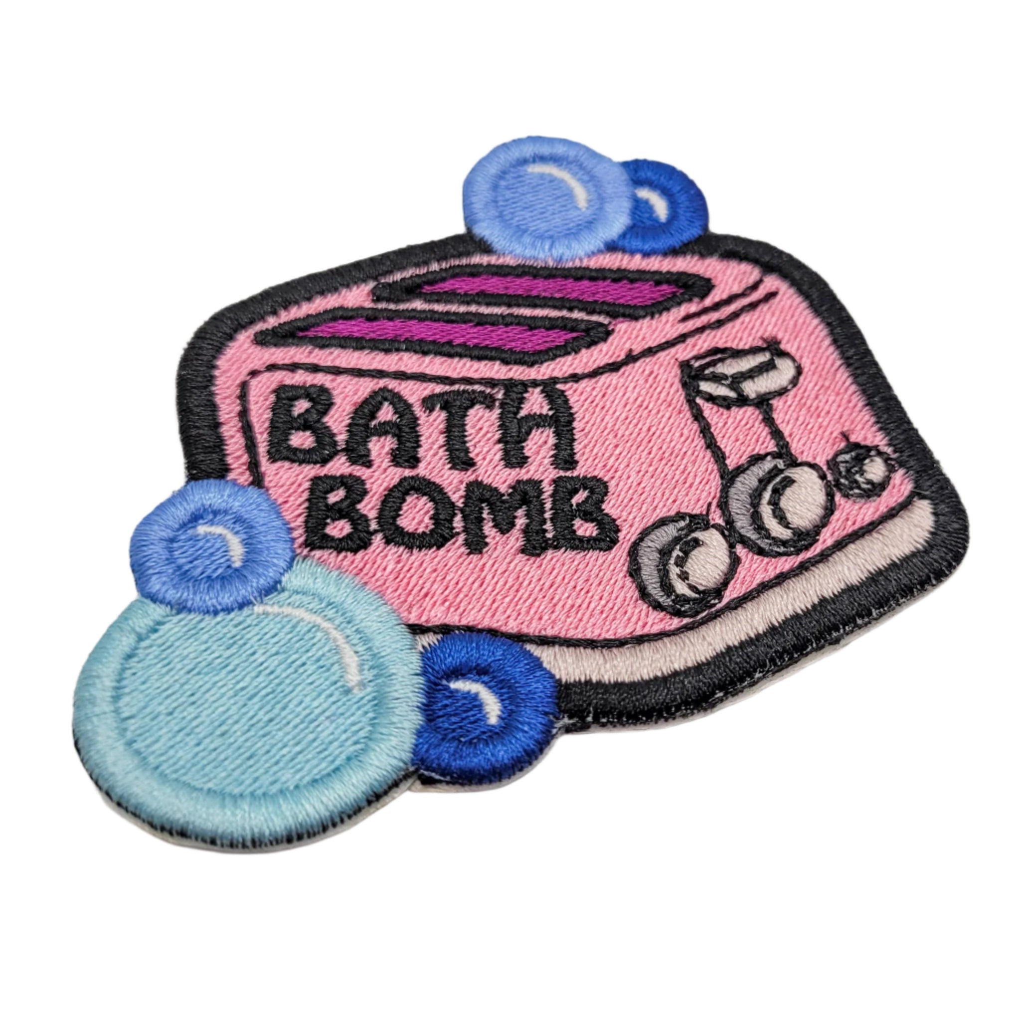 Bath Bomb Toaster Embroidered Patch
