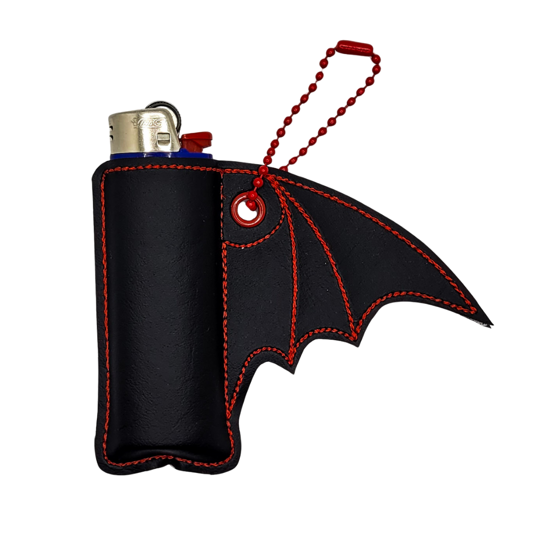 Bat Wing Vinyl Lighter Case