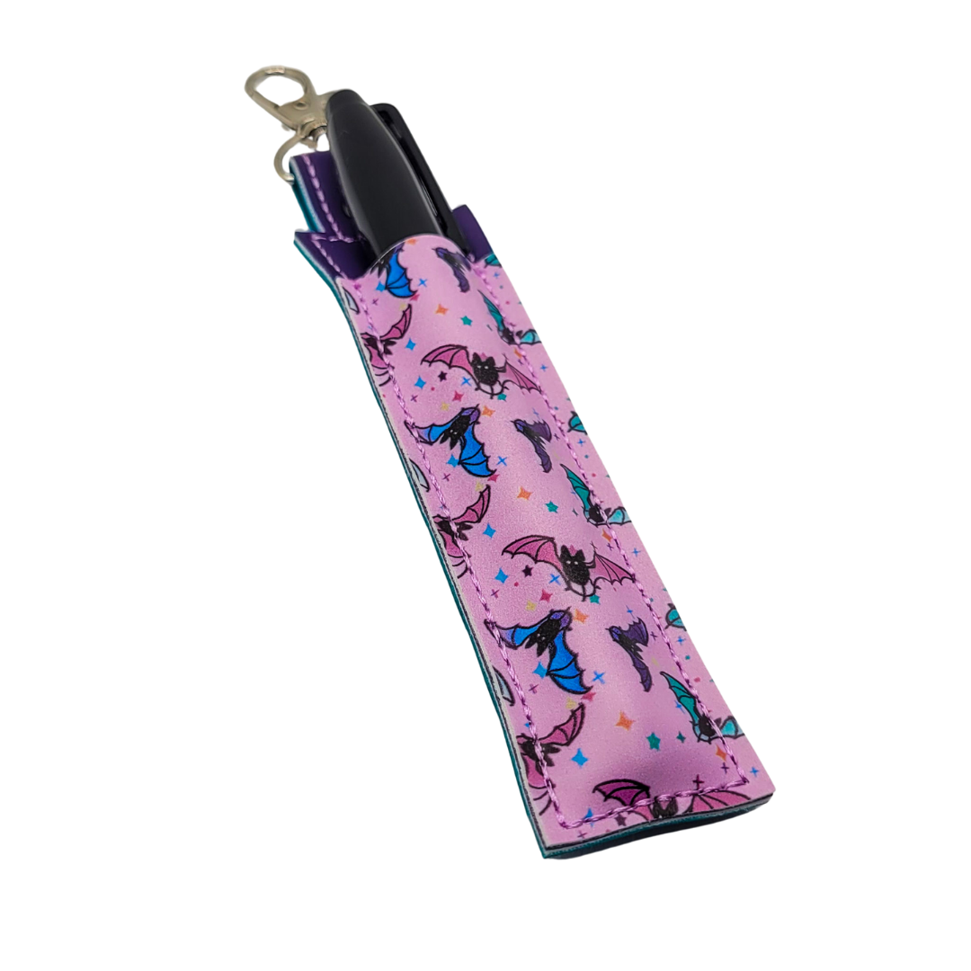 Pastel Bats Vinyl Pen Case