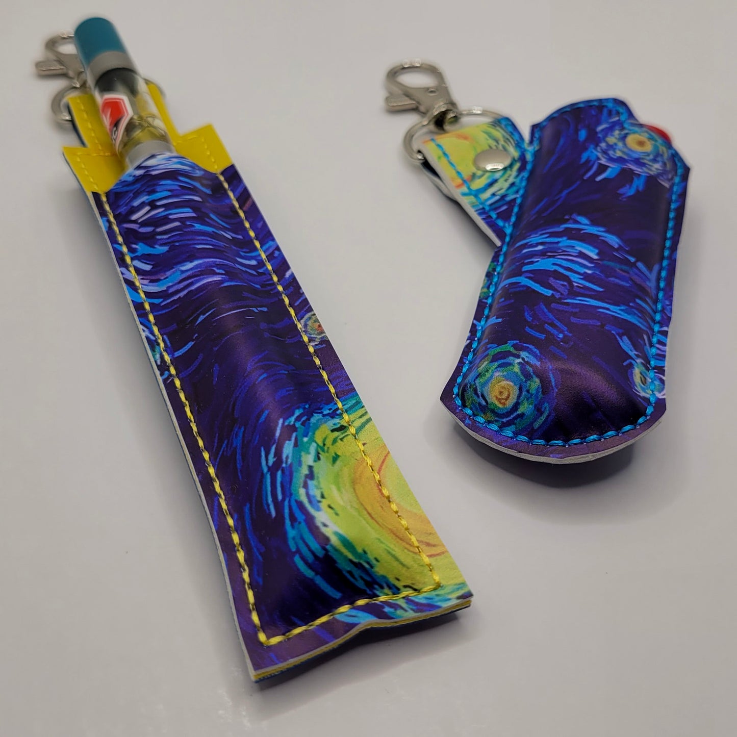 Starry Night Vape & Lighter Case Set