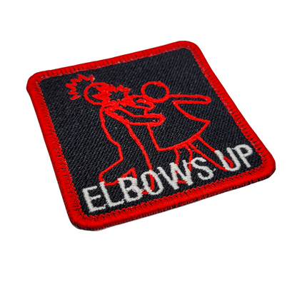 Elbows Up Embroidered Patch