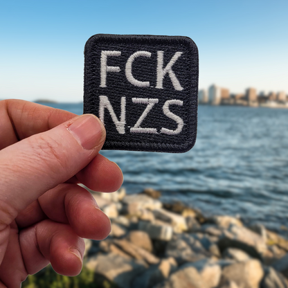 FCK NZS Embroidered Patch