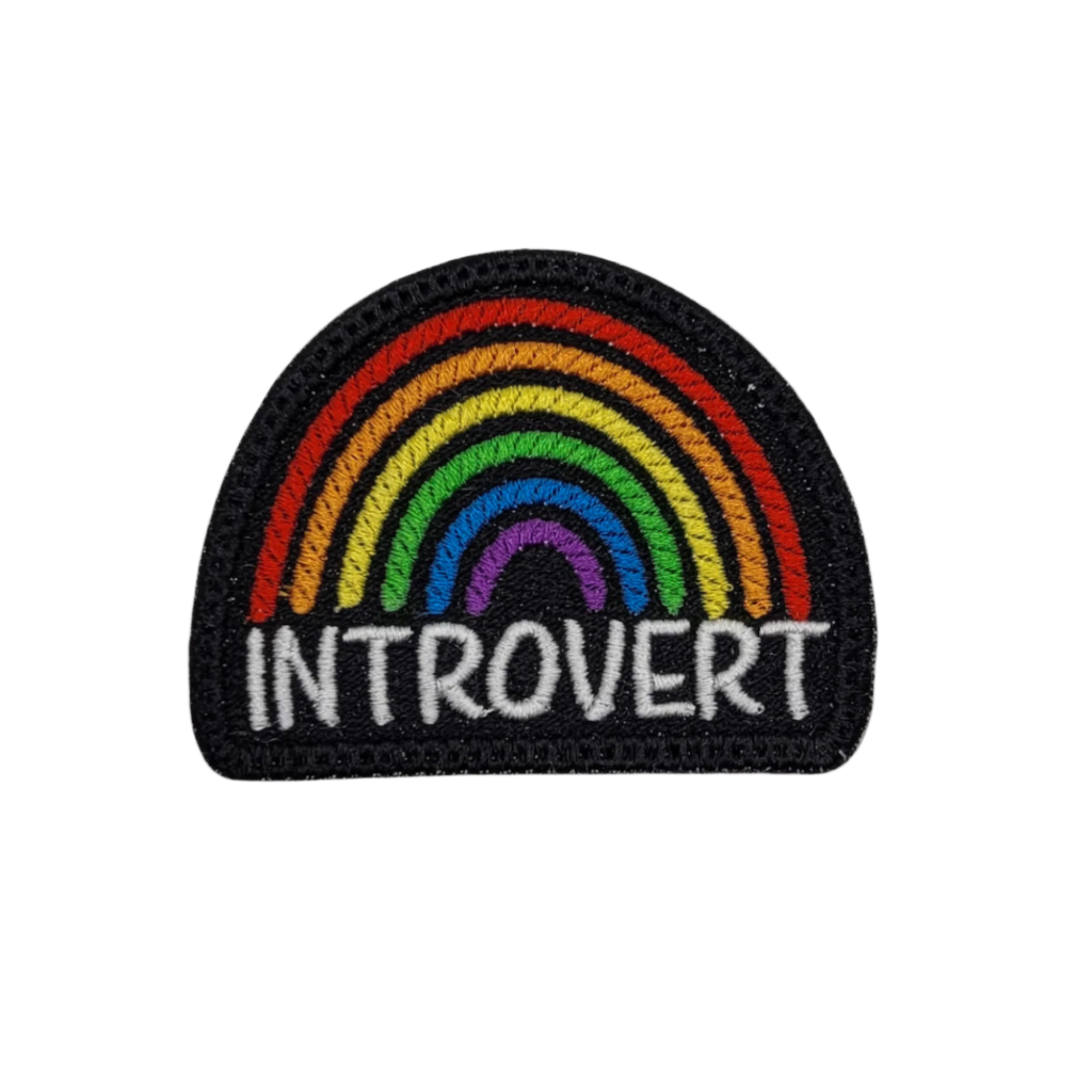 Patch arc-en-ciel introverti