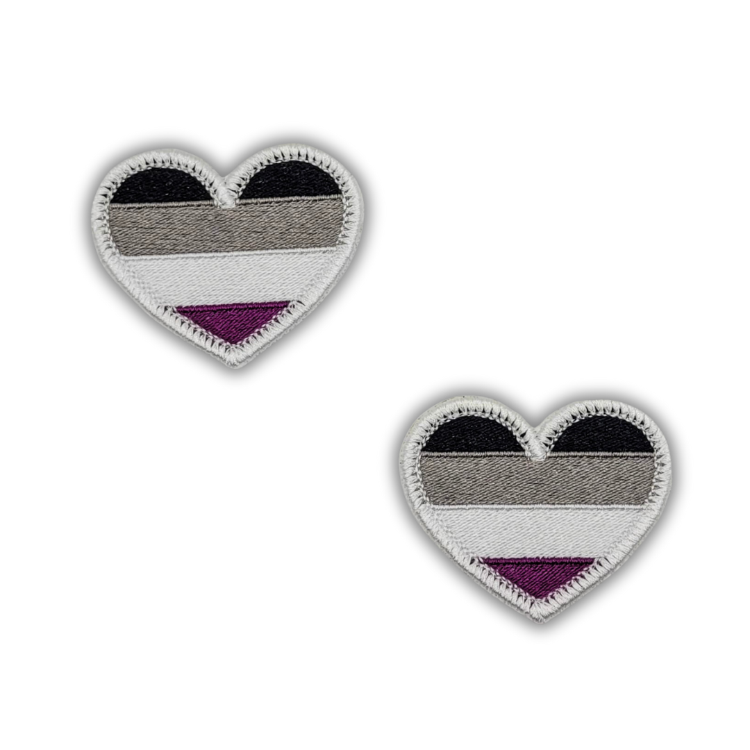 Asexual Pride Heart Patch