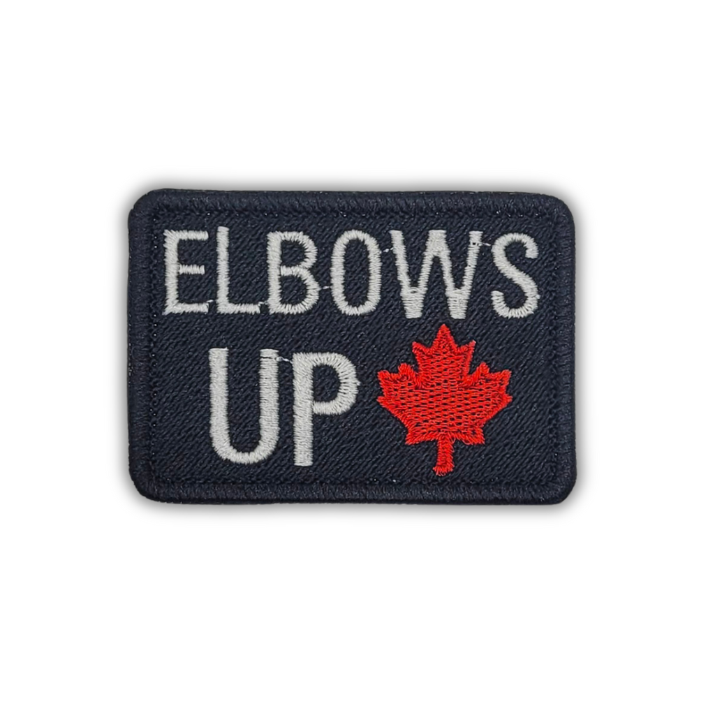 Elbows Up Embroidered Patch