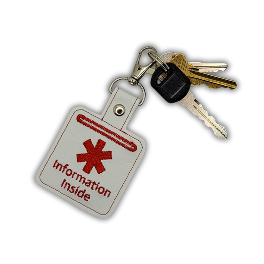 Emergency Information Keychain