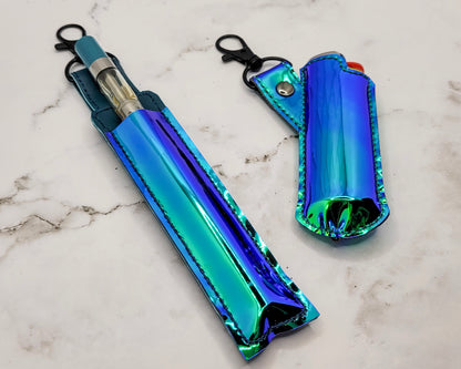 Mountain Lake Colour-Shifting Vape & Lighter Case Set