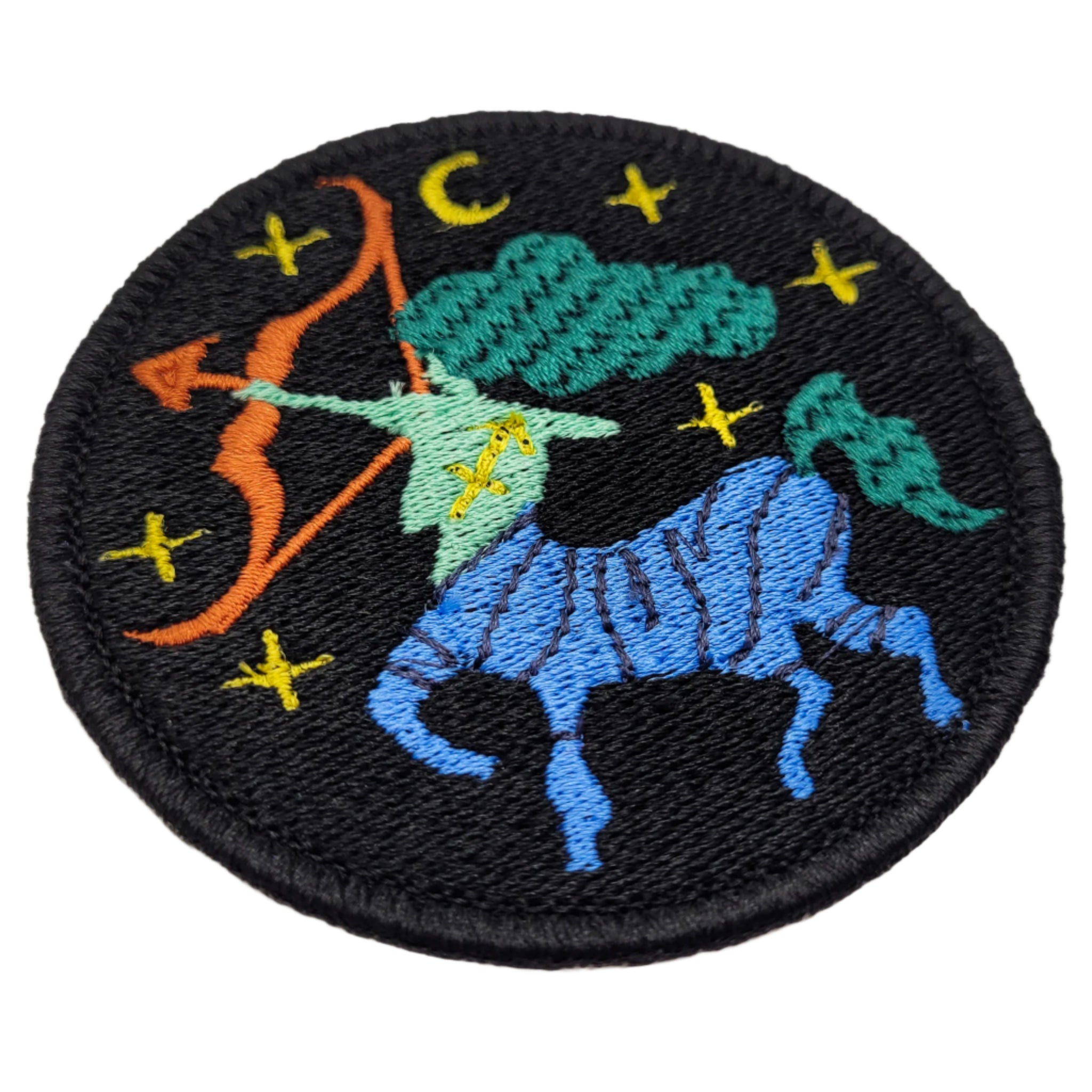 Sagittarius Zodiac Sign Embroidered Patch